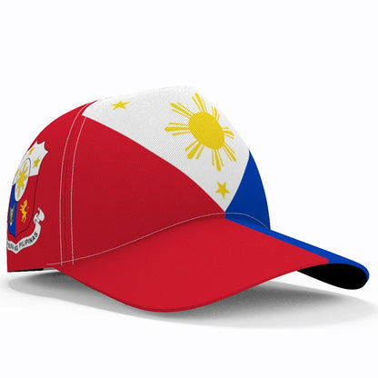 Philippines Baseball Caps Free Custom Name Team Logo Ph Hats Phl Country Travel Pilipinas Nation Filipino Flag Republic Headgear