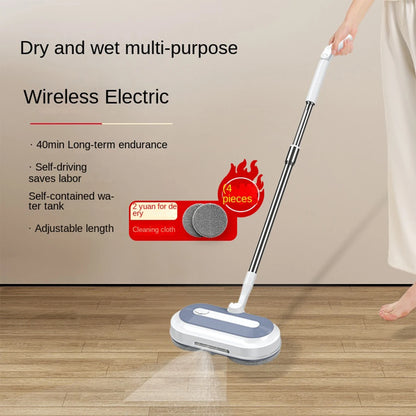 Rechargeable Cordless Electric Mop with Water Spray