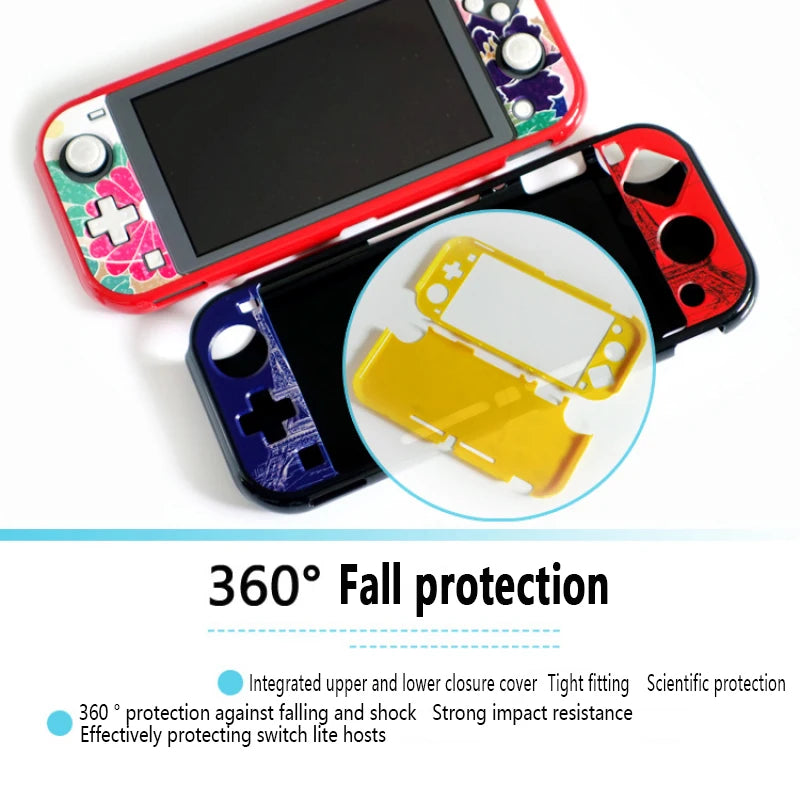 For Zelda Frosted Case ForNintendo Switch Lite Protective Case Game Console Painted Case Anti drop Seismic Game Accessories