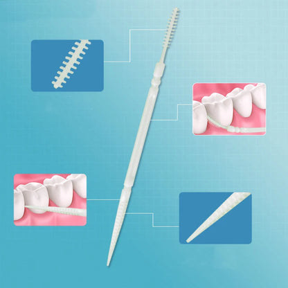 Palito de plástico cuidados orais, descartável, doméstico, #fio dental