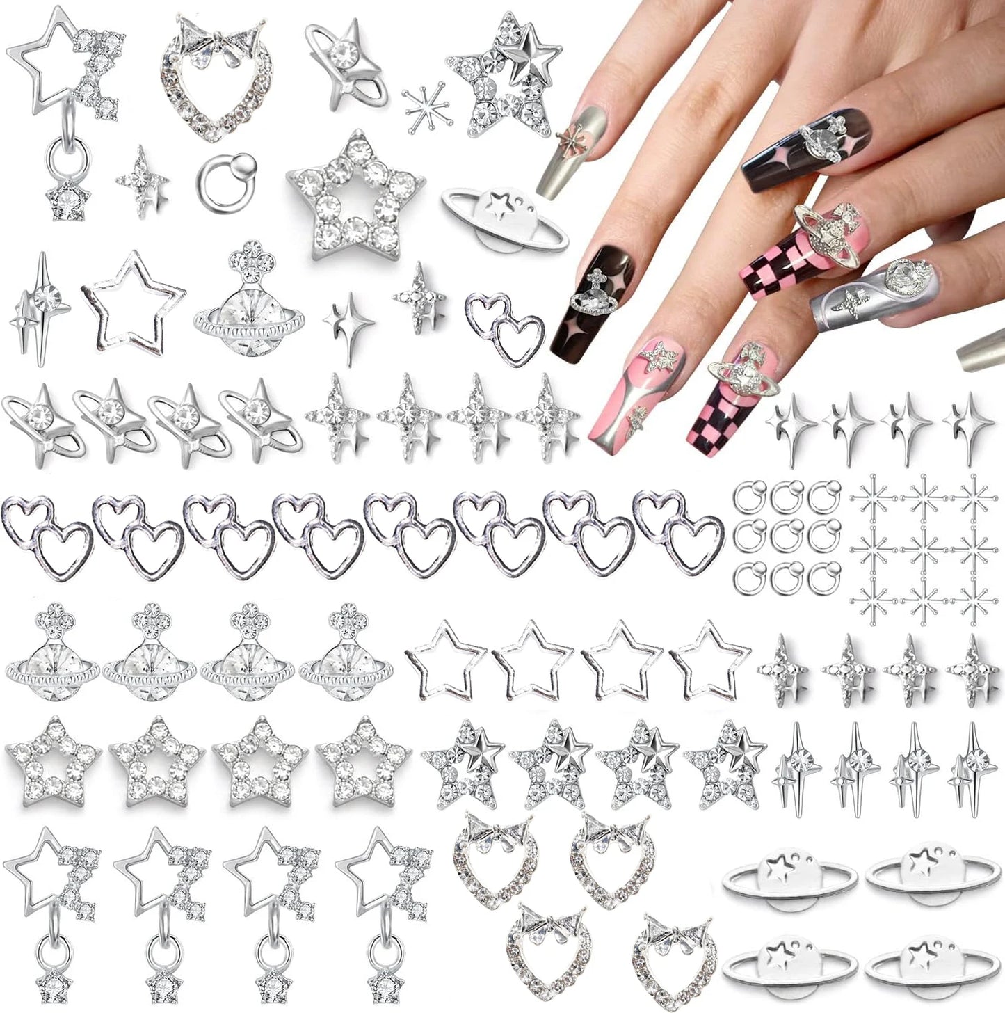 Assorted Nail Art Charms