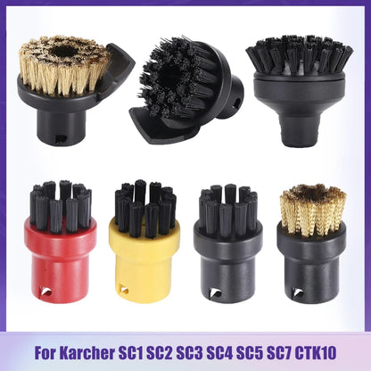 Nylon Brush Sprinkler Nozzle Replacement For Karcher SC1 SC2 SC3 SC4 SC5 SC7 CTK10 Handheld Steam Cleaner Cleaning Brushes Parts