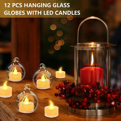 Crystal Glass Tea Light Holder