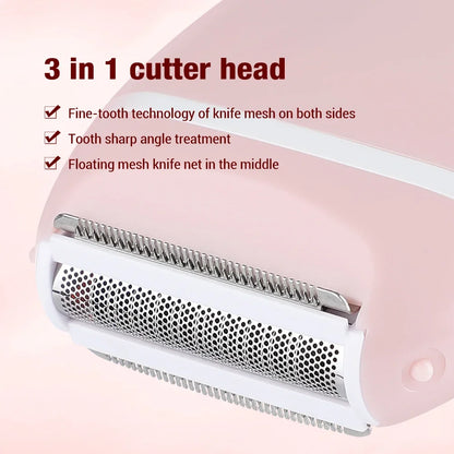 Hair Removal Machine For Female Portable Shaver Knife Tip Waterproof Full Body Usable Armpit Hair Leg Hair Without Black Spots