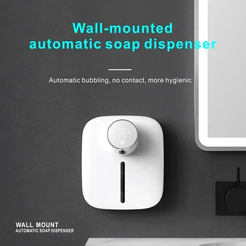 Automatic wall-mounted dispenser with touchless infrared sensor