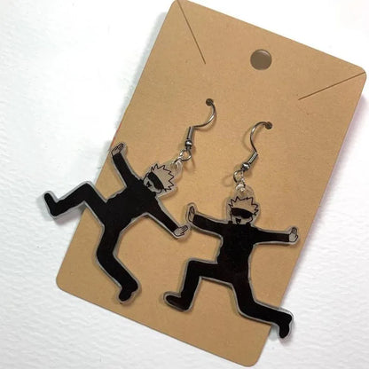 jujutsu kaisen gojo satoru earrings jjk cute Handmade jewelry gift